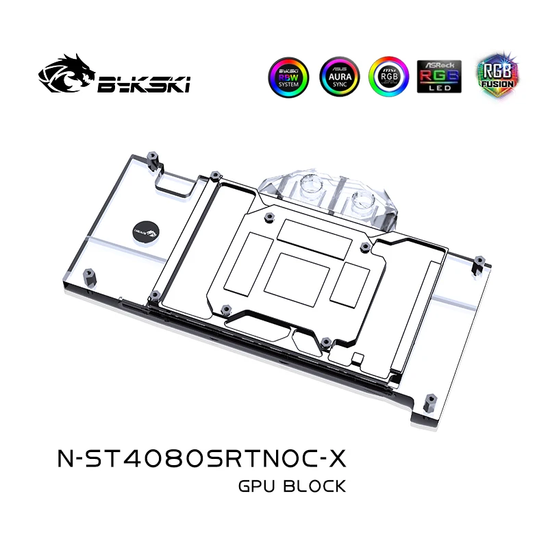 Bykski N-ST4080SRTNOC-X bloque - Rtx 4080 Water Cooling Block reseña y precio